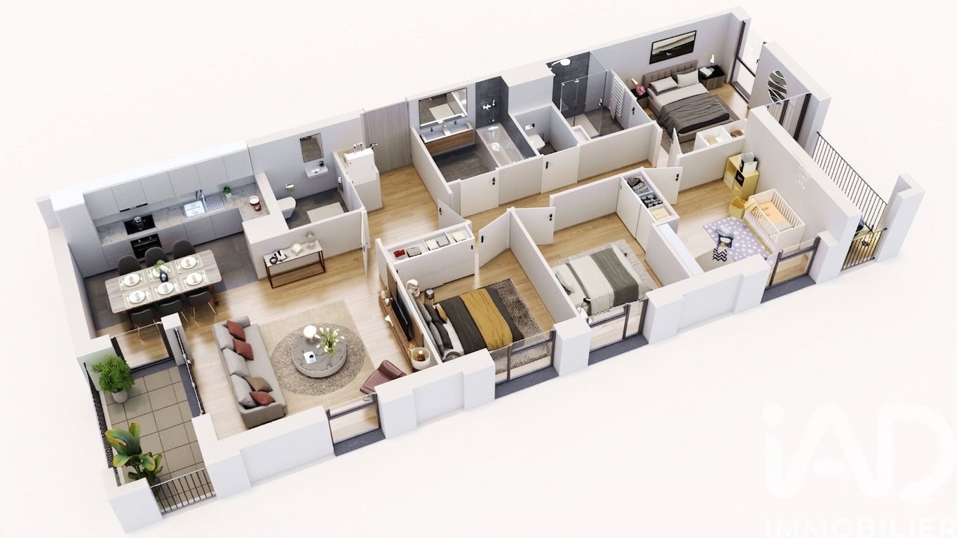 Appartement à vendre, 96m², Massy