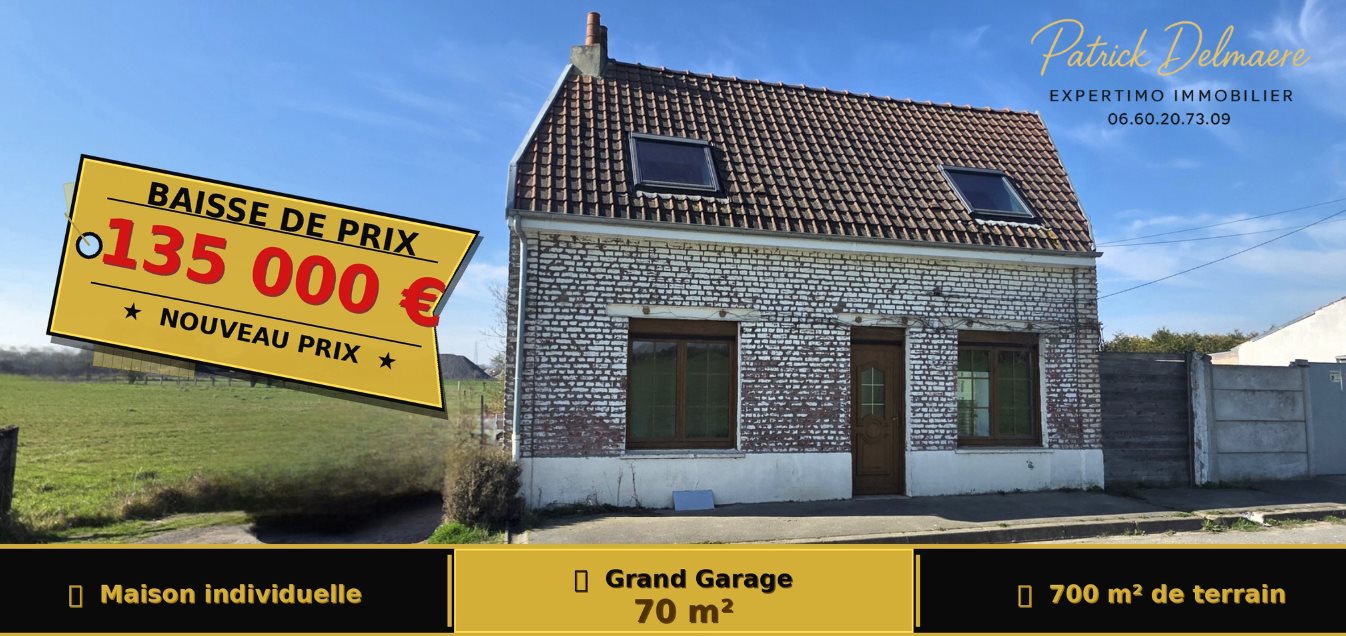 Maison à vendre, 92m², Vermelles