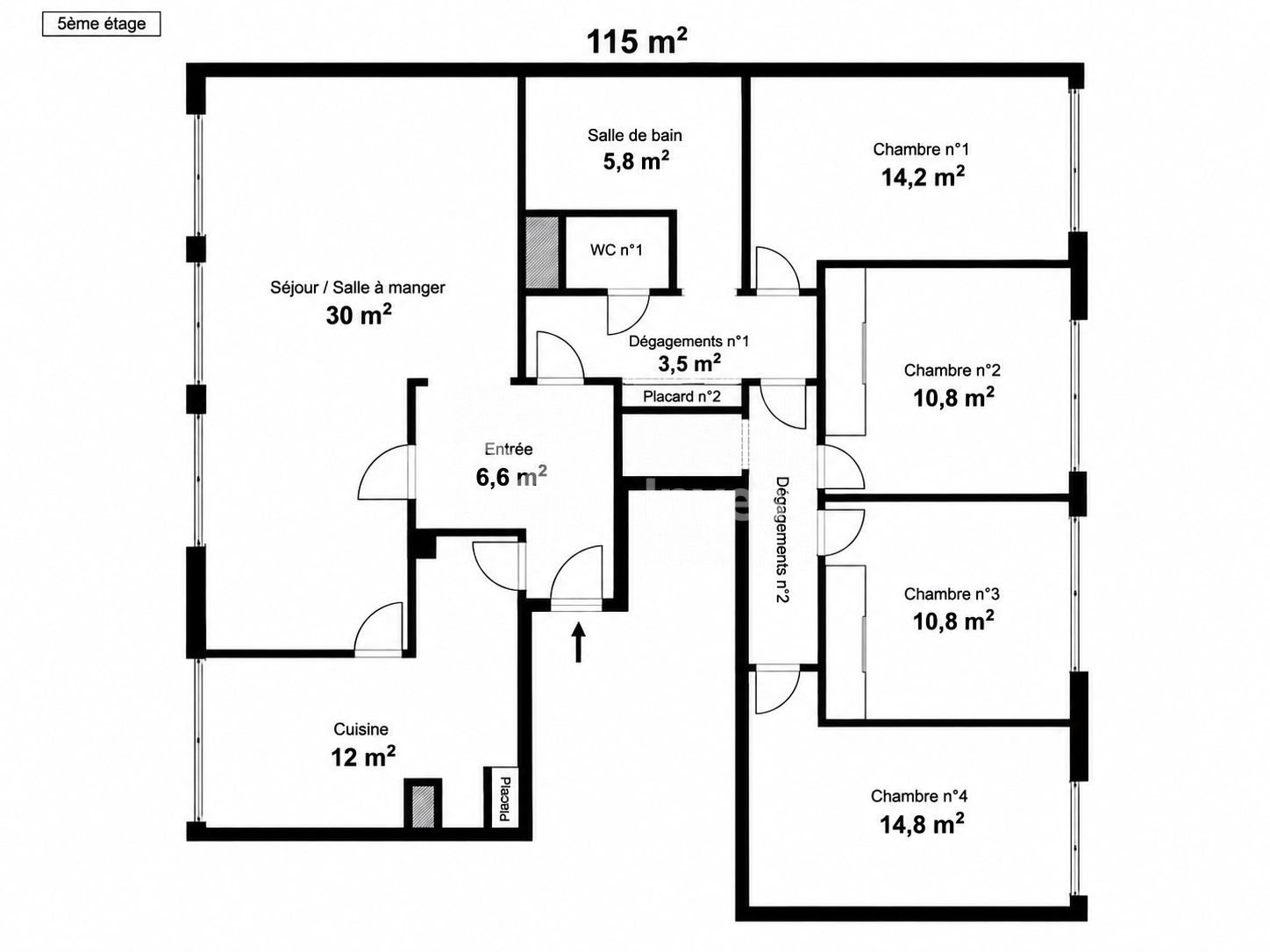 Appartement à vendre, 115m², Bourges