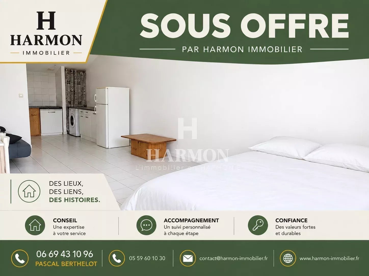 Appartement à vendre, 33m², Orthez