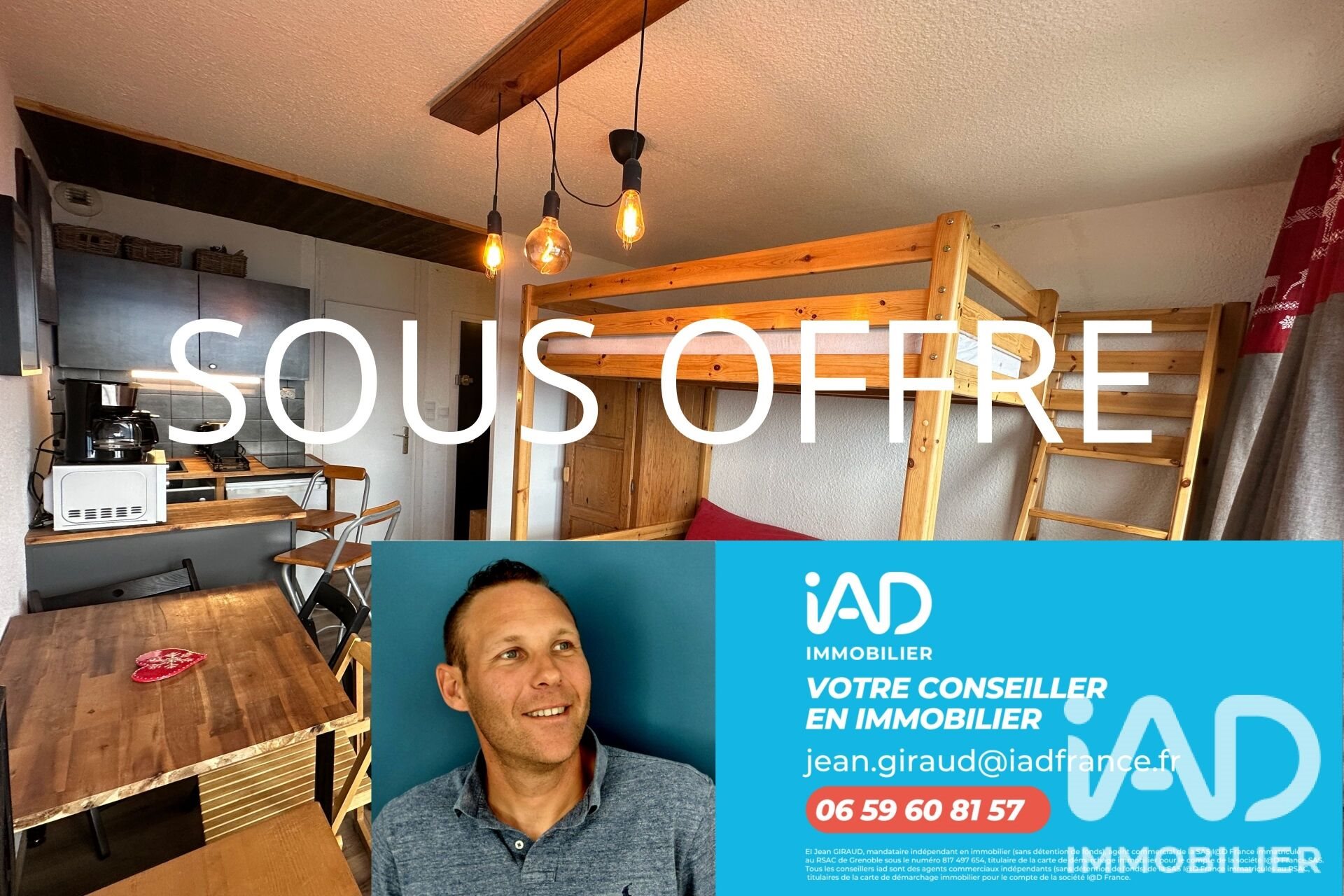 Appartement à vendre, 18m², Les Adrets