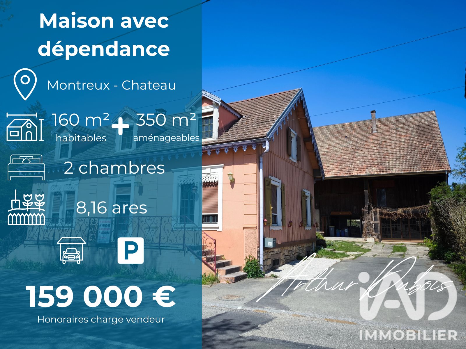 Maison à vendre, 141m², Montreux-Château