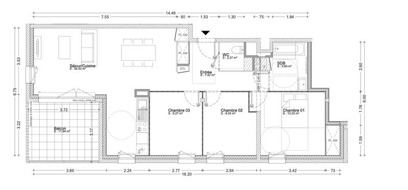 Appartement à vendre, 81m², Cournon-d'Auvergne