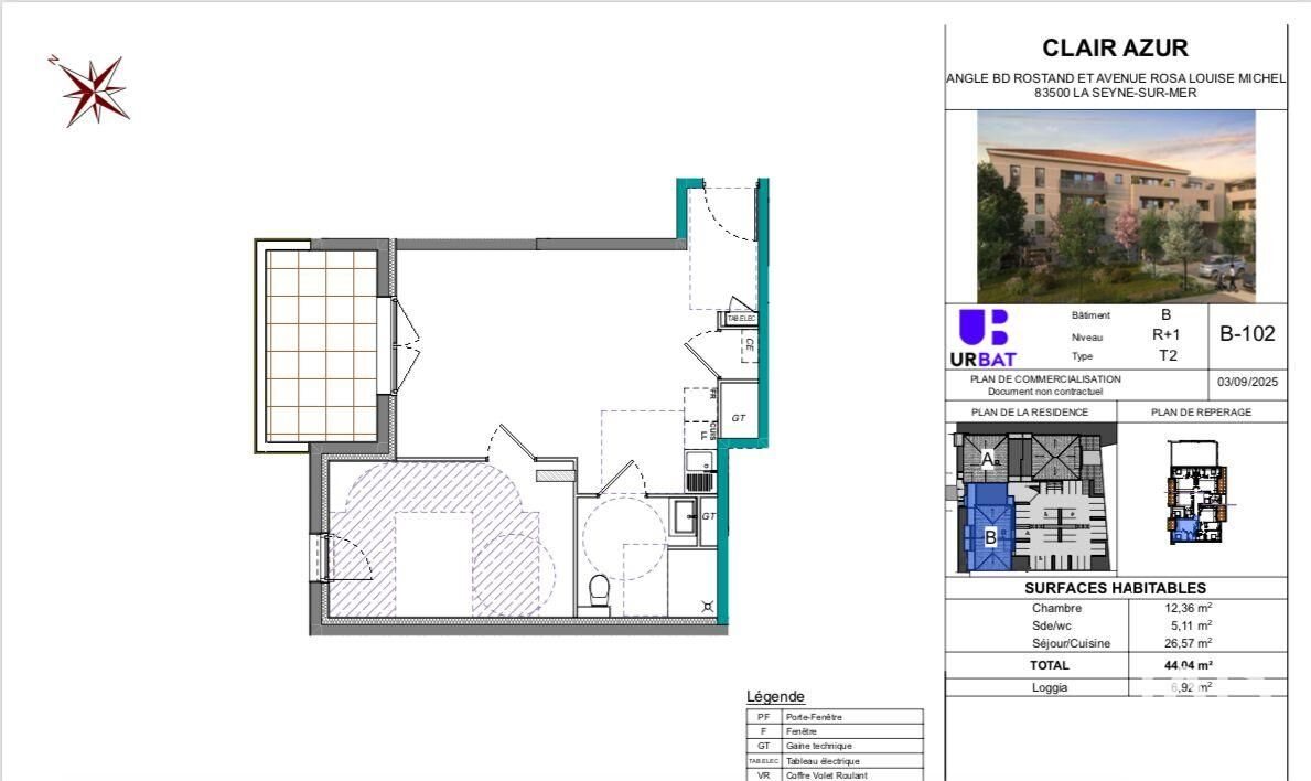 Appartement à vendre, 44m², La Seyne-sur-Mer
