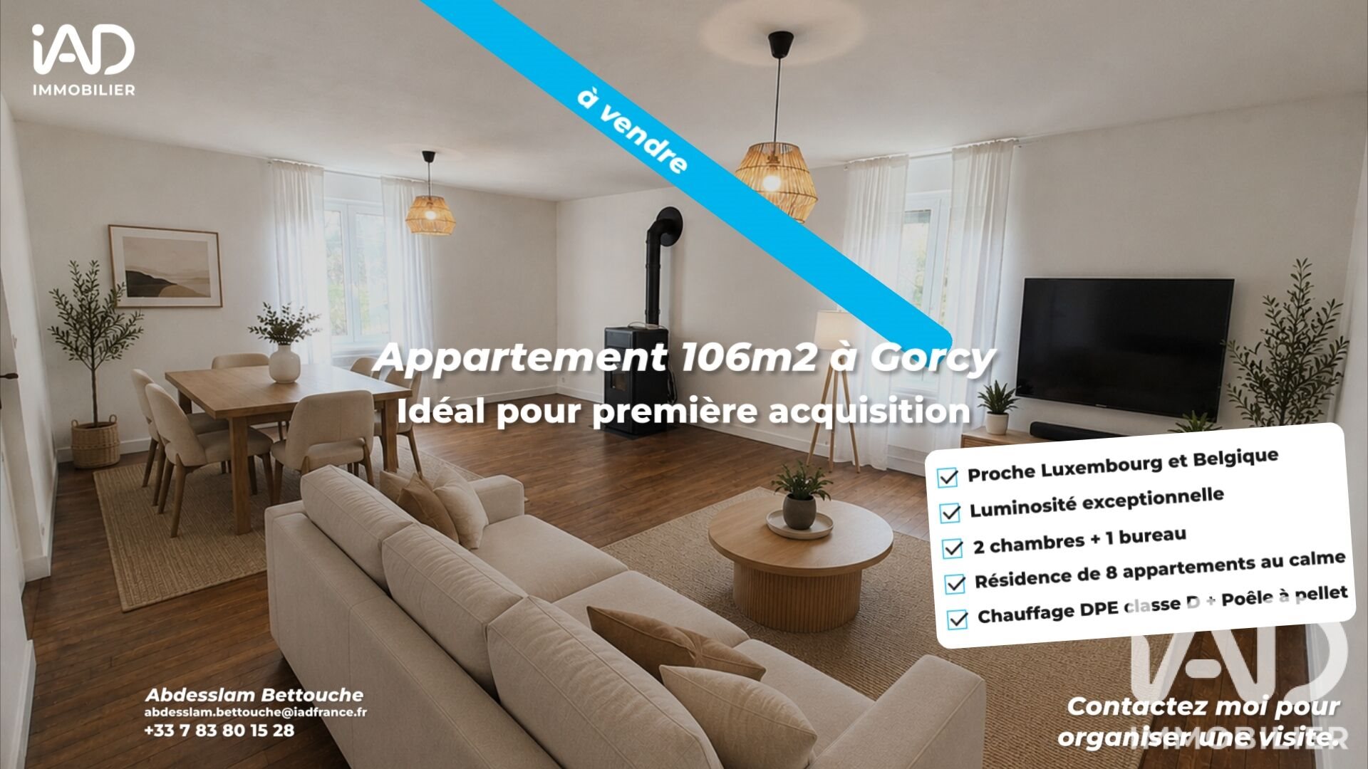 Appartement à vendre, 106m², Gorcy