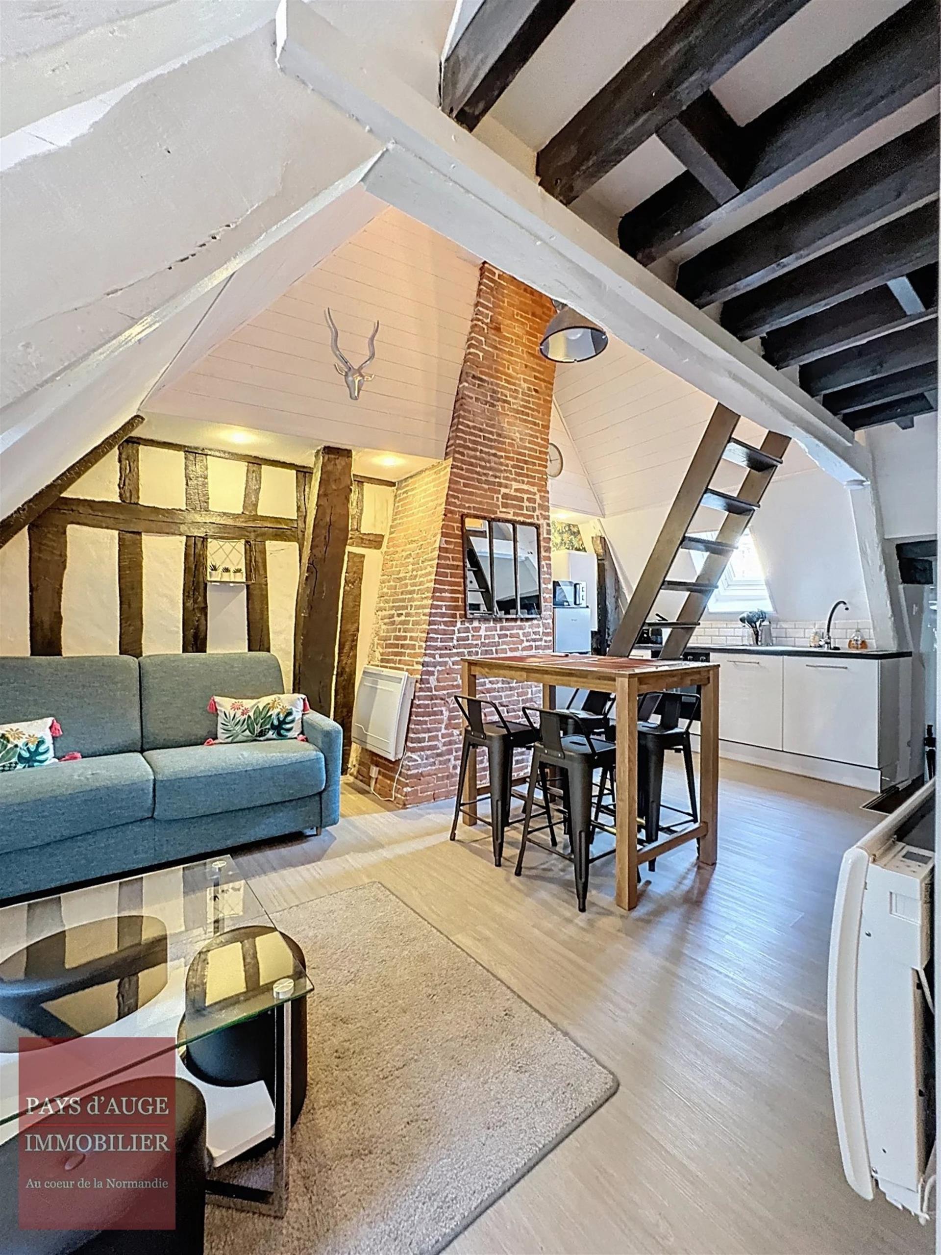 Appartement à vendre, 20m², Honfleur