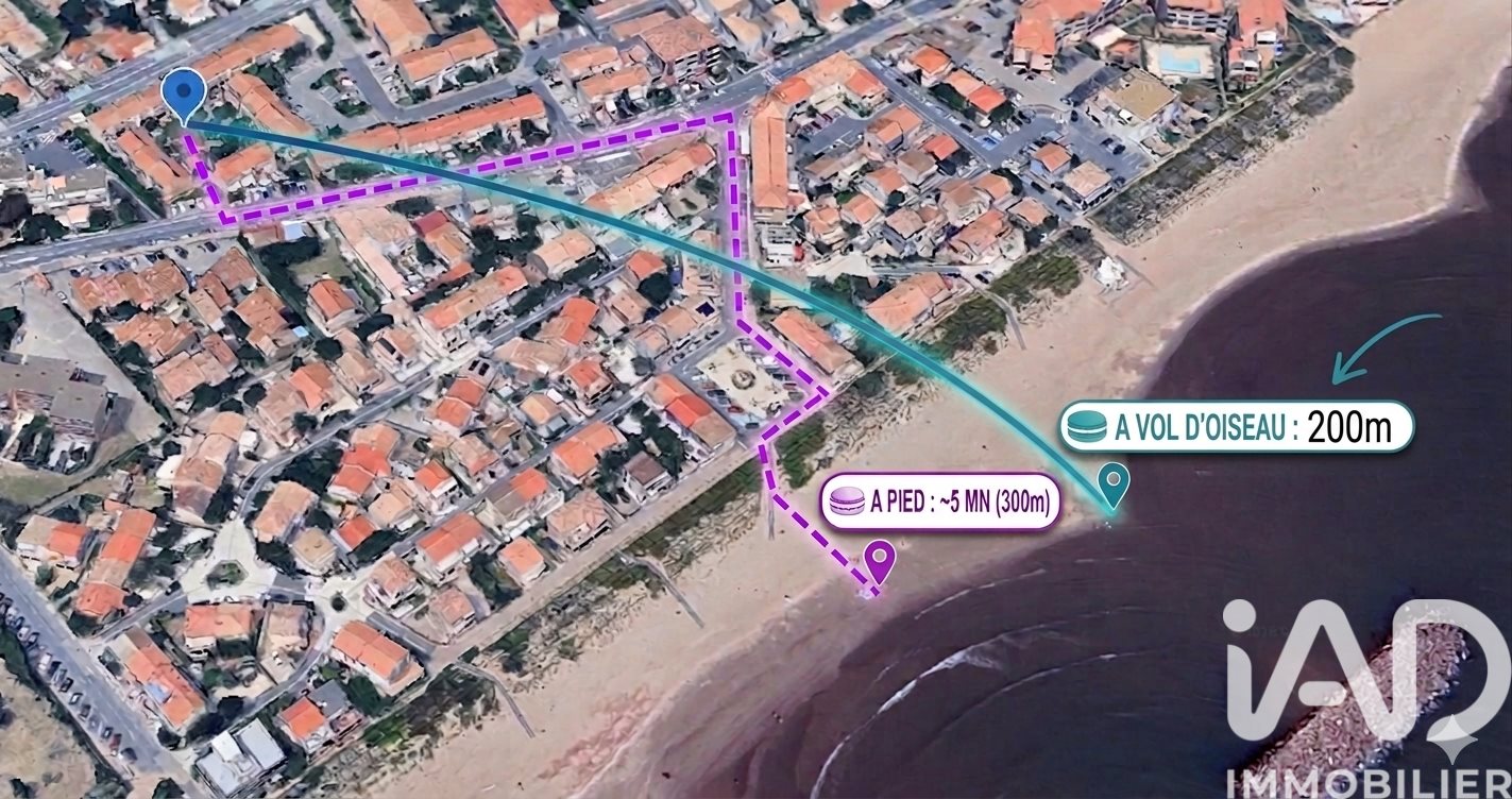 Maison à vendre, 55m², Valras-Plage