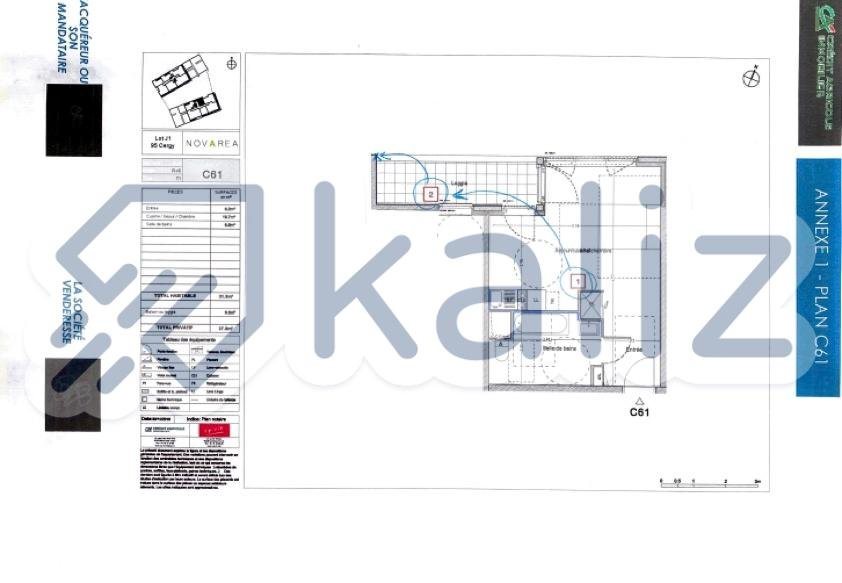 Appartement à louer, 31m², Courdimanche