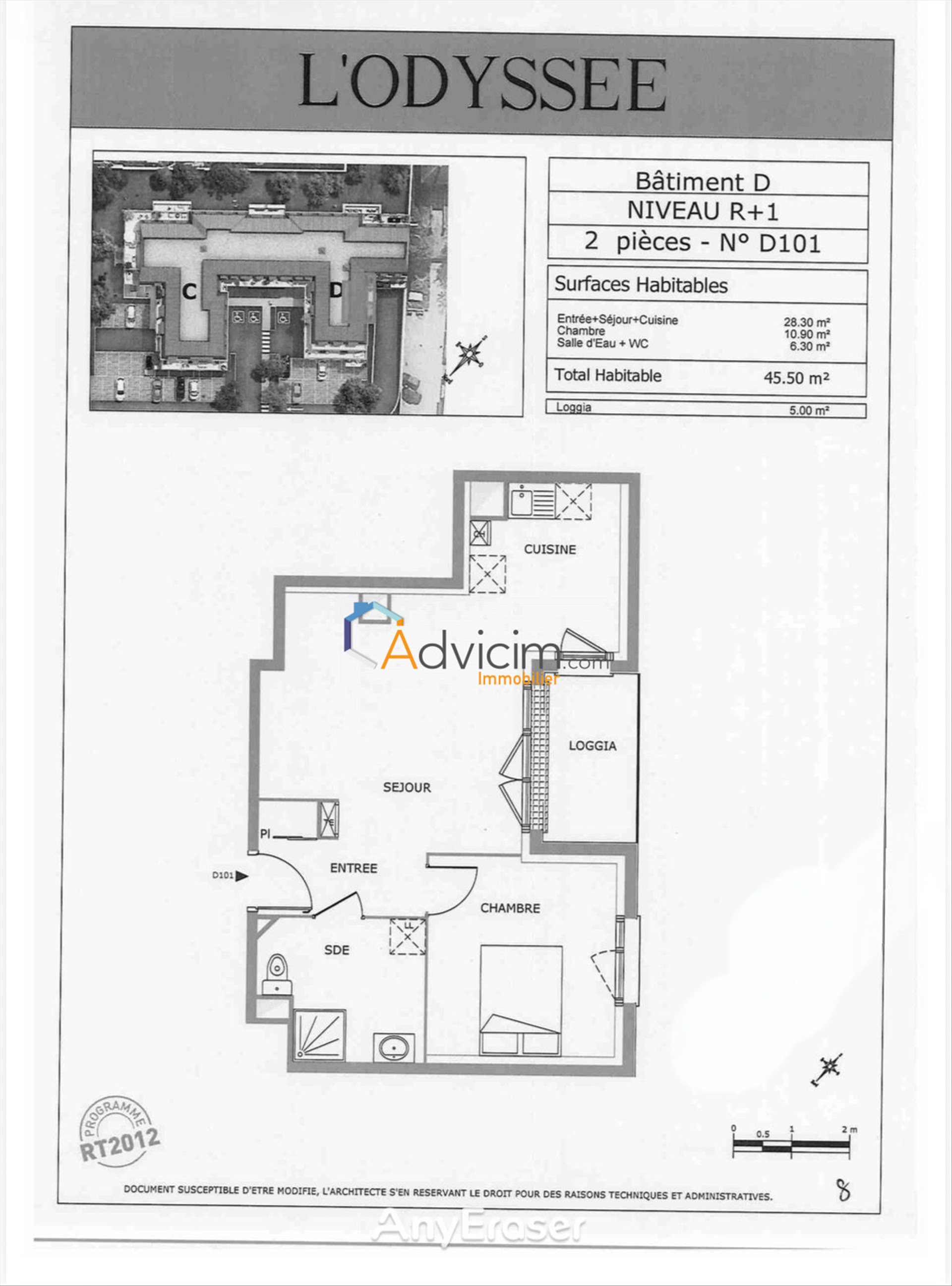 Appartement à louer, 46m², Dammarie-les-Lys