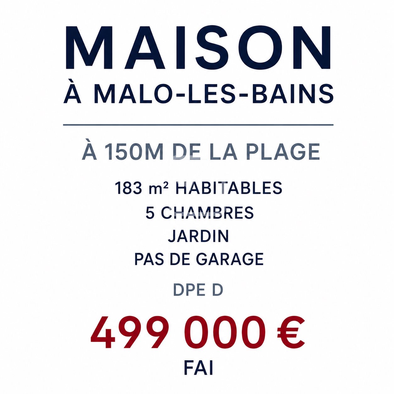 Maison à vendre, 183m², Dunkerque