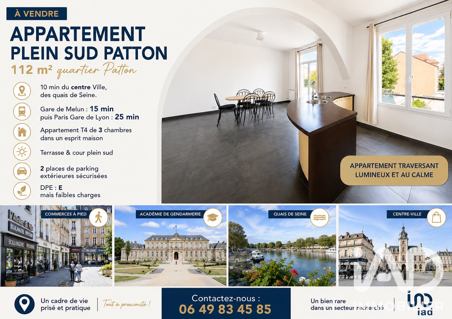 Appartement à vendre, 111m², Melun