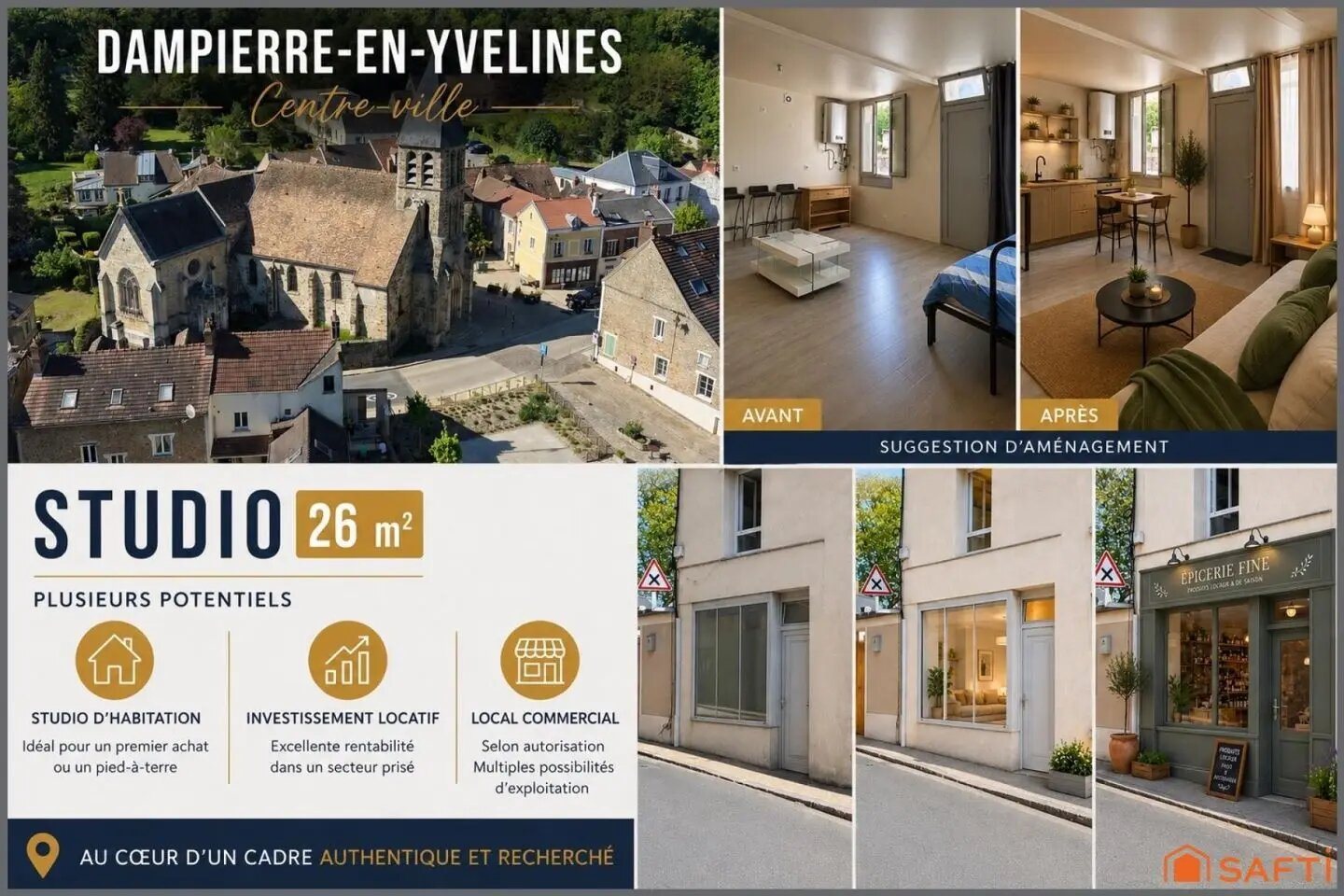 Appartement à vendre, 26m², Dampierre-en-Yvelines
