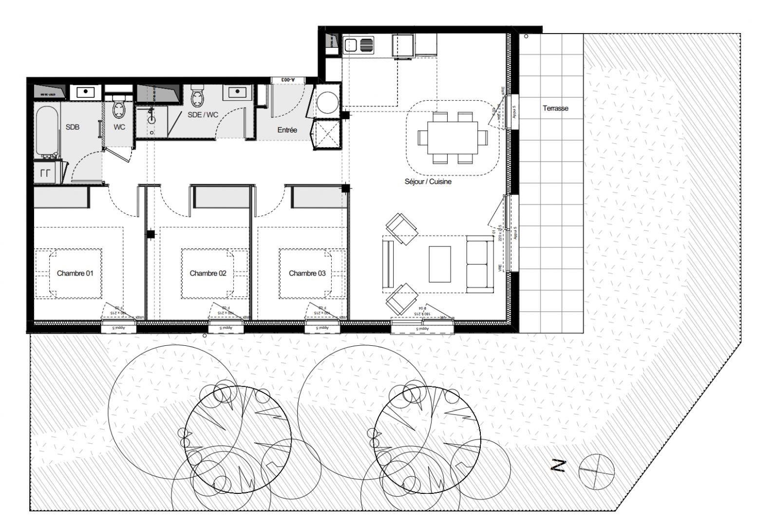 Appartement à vendre, 90m², Quéven