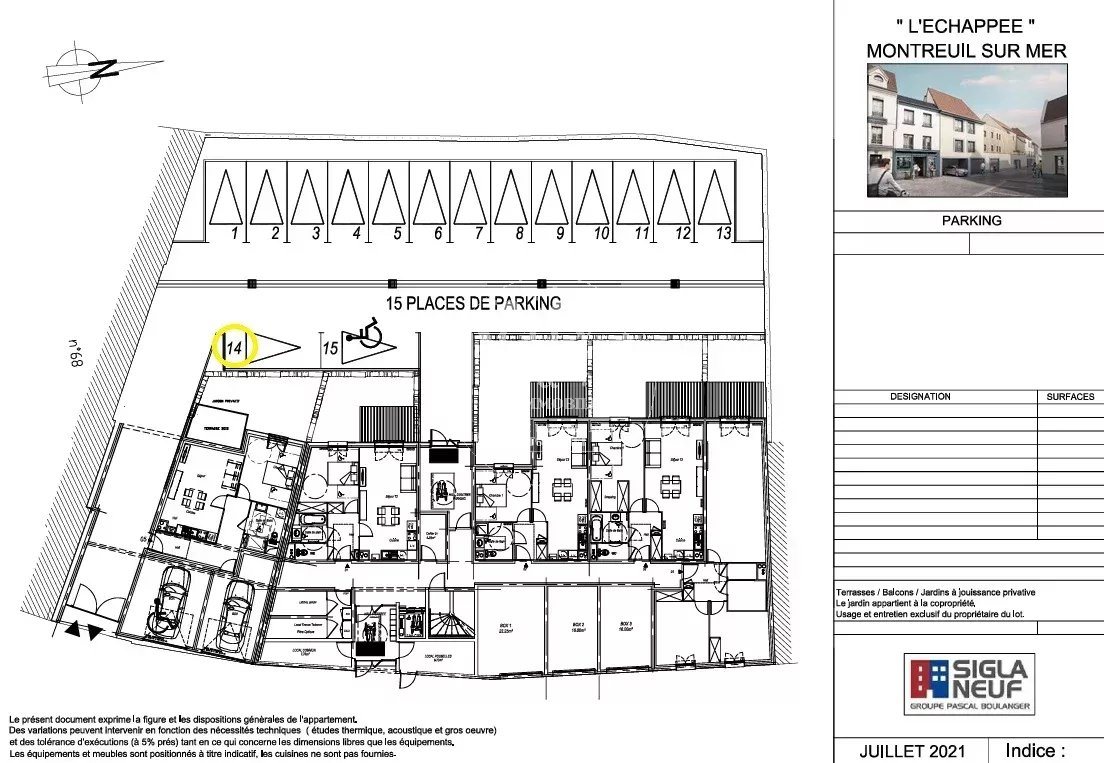 Appartement à vendre, 52m², Montreuil-sur-Mer