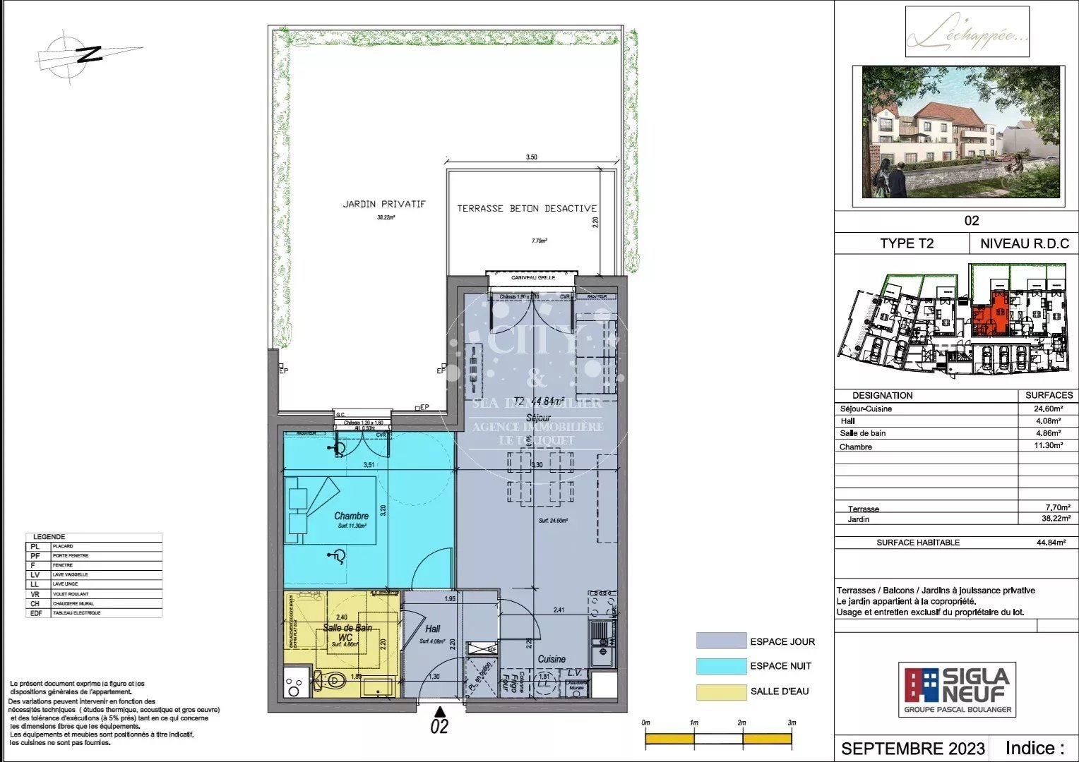 Appartement à vendre, 44m², Montreuil-sur-Mer