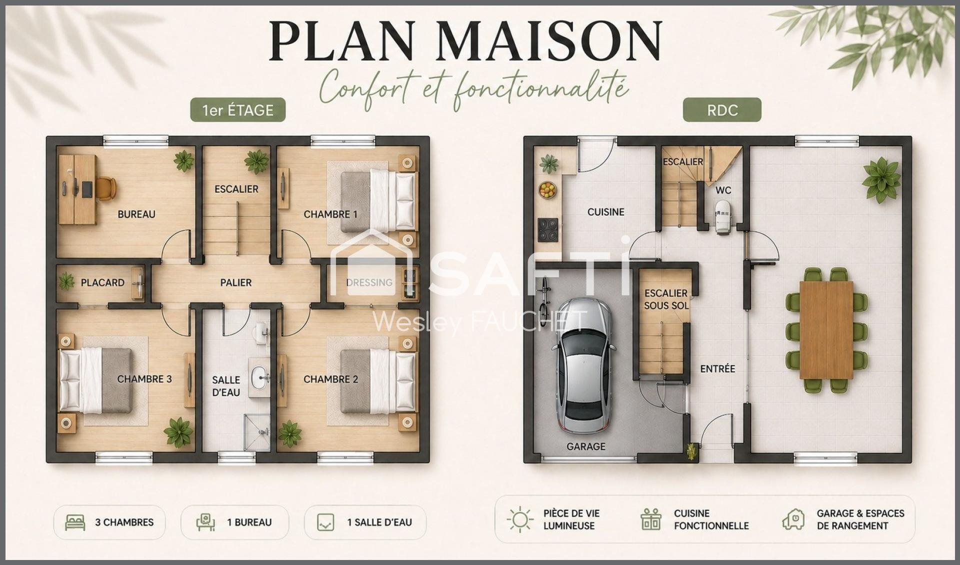Maison à vendre, 105m², Châteauroux