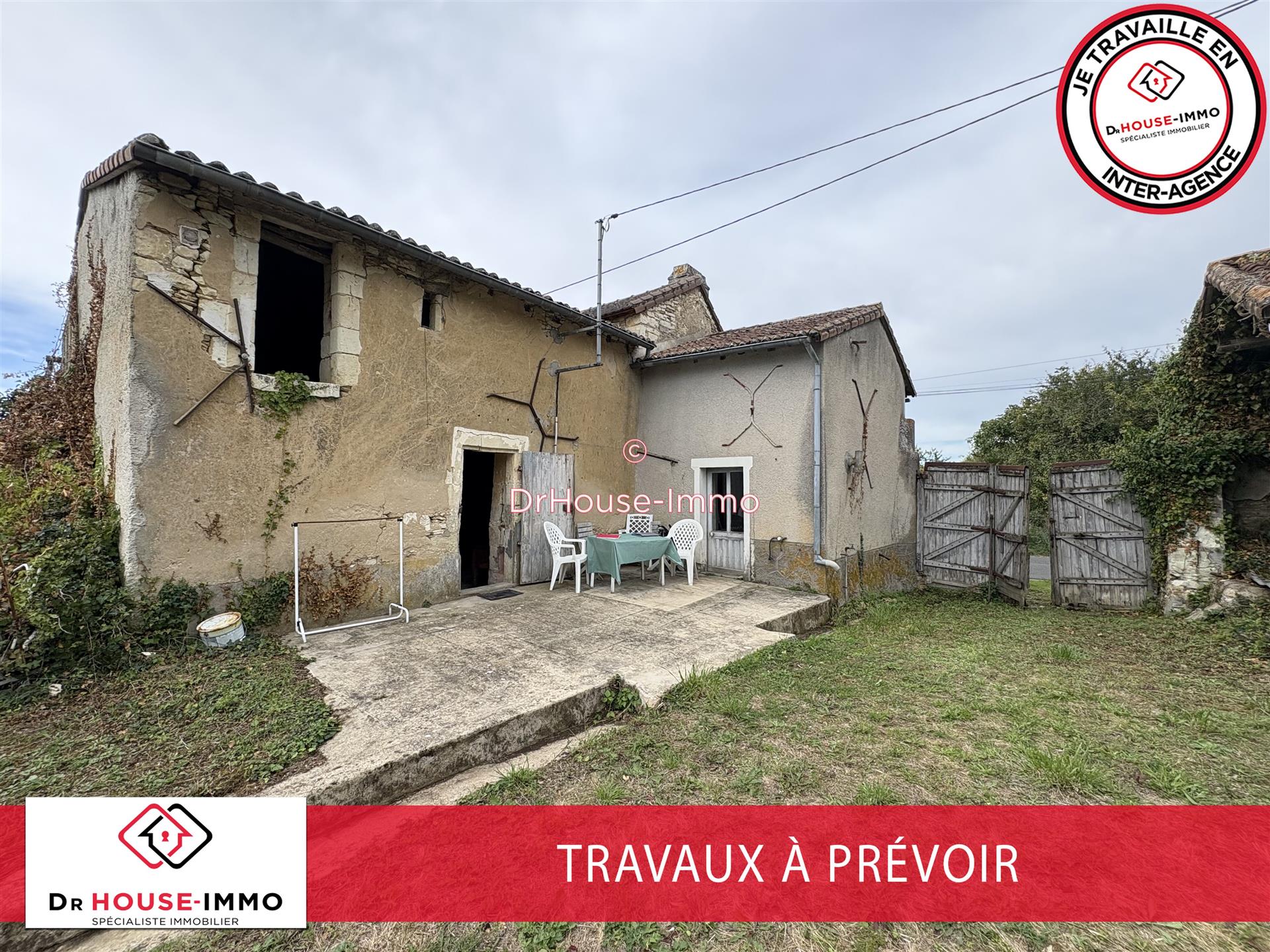 Maison à vendre, 65m², Chouppes