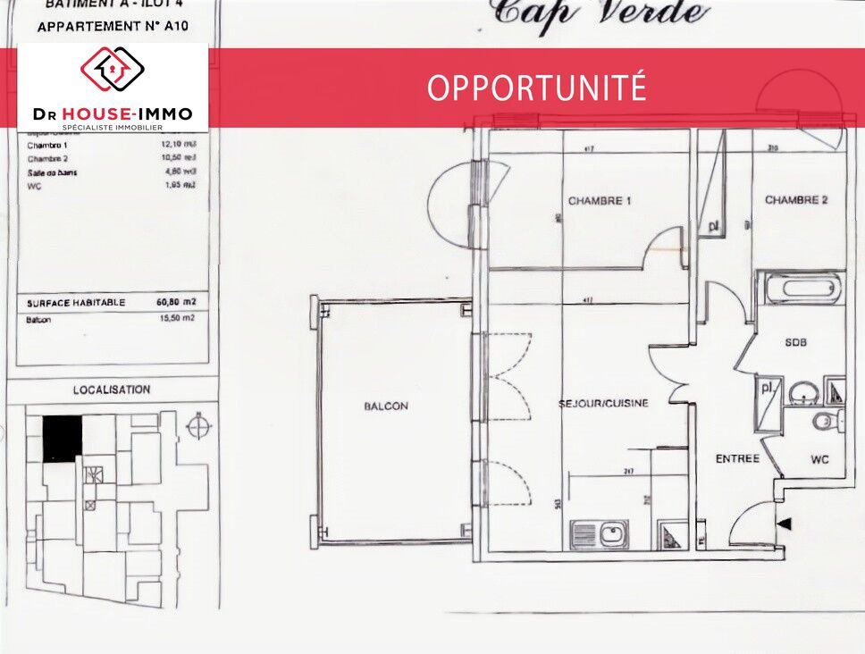 Appartement à vendre, 62m², Limeil-Brévannes