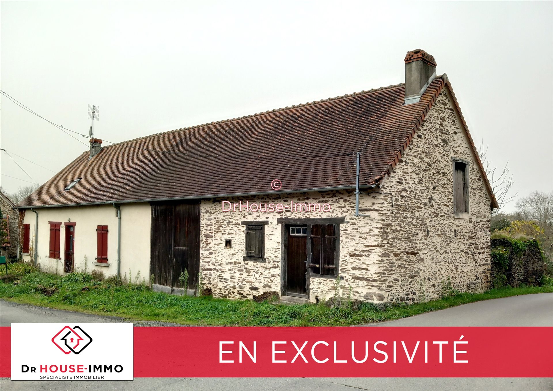 Maison à vendre, 80m², La Châtre-Langlin