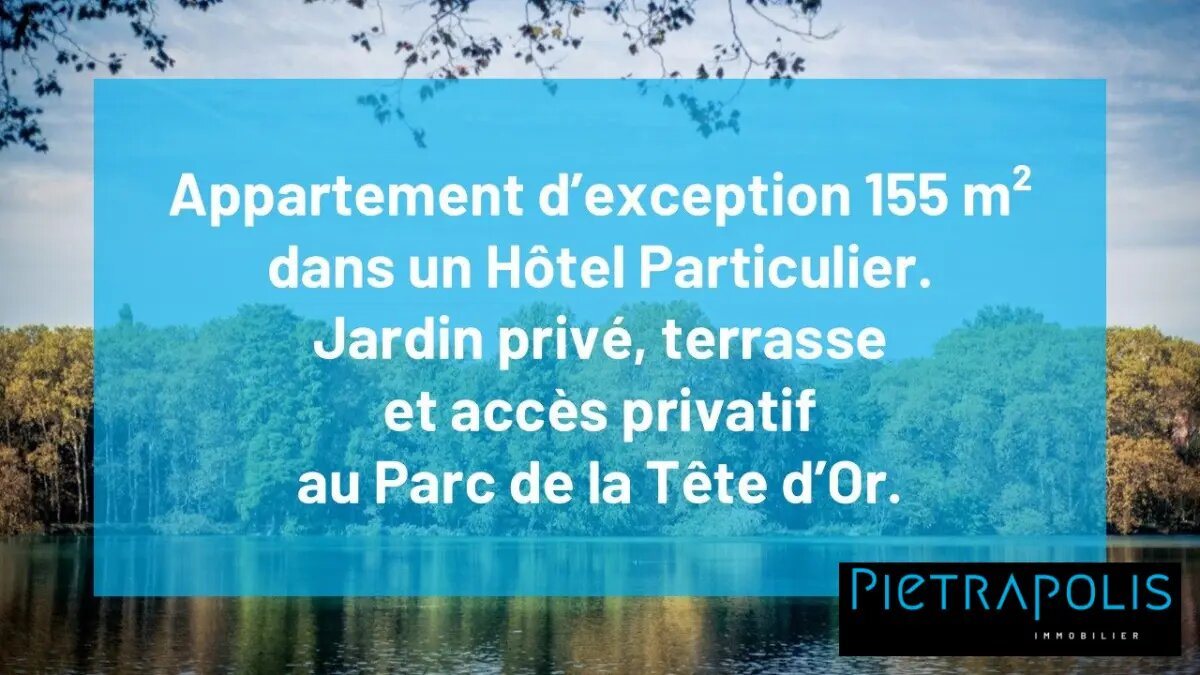 Appartement à vendre, 155m², Lyon 6ème