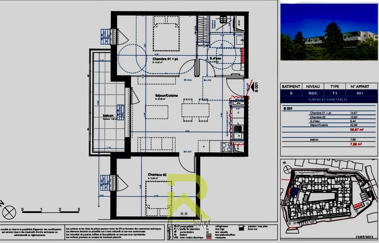 Appartement à vendre, 58m², Agde (Cap d'Agde)