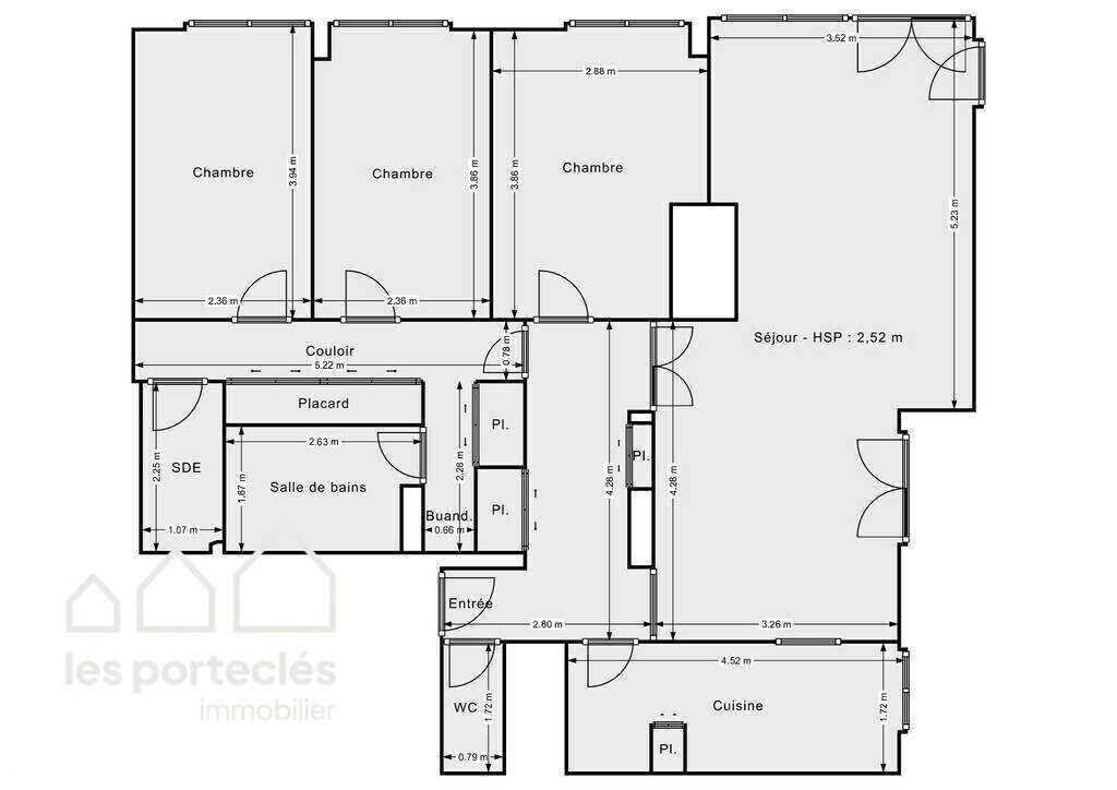 Appartement à vendre, 90m², Louveciennes