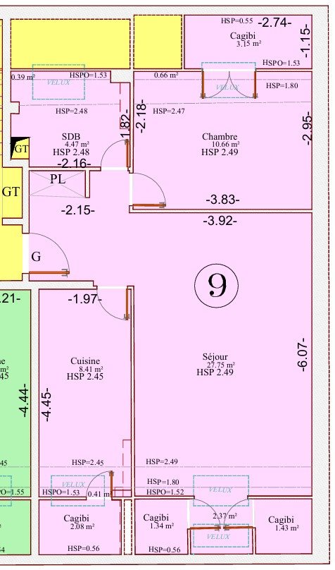 Appartement à vendre, 51m², Sainte-Geneviève-des-Bois