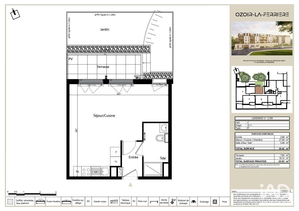 Appartement à vendre, 35m², Ozoir-la-Ferrière