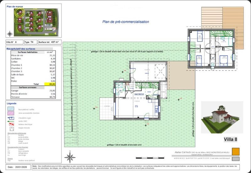 Maison à vendre, 86m², Clonas-sur-Varèze