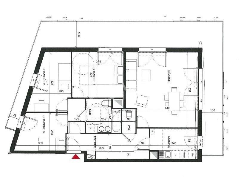 Appartement à vendre, 87m², Clichy