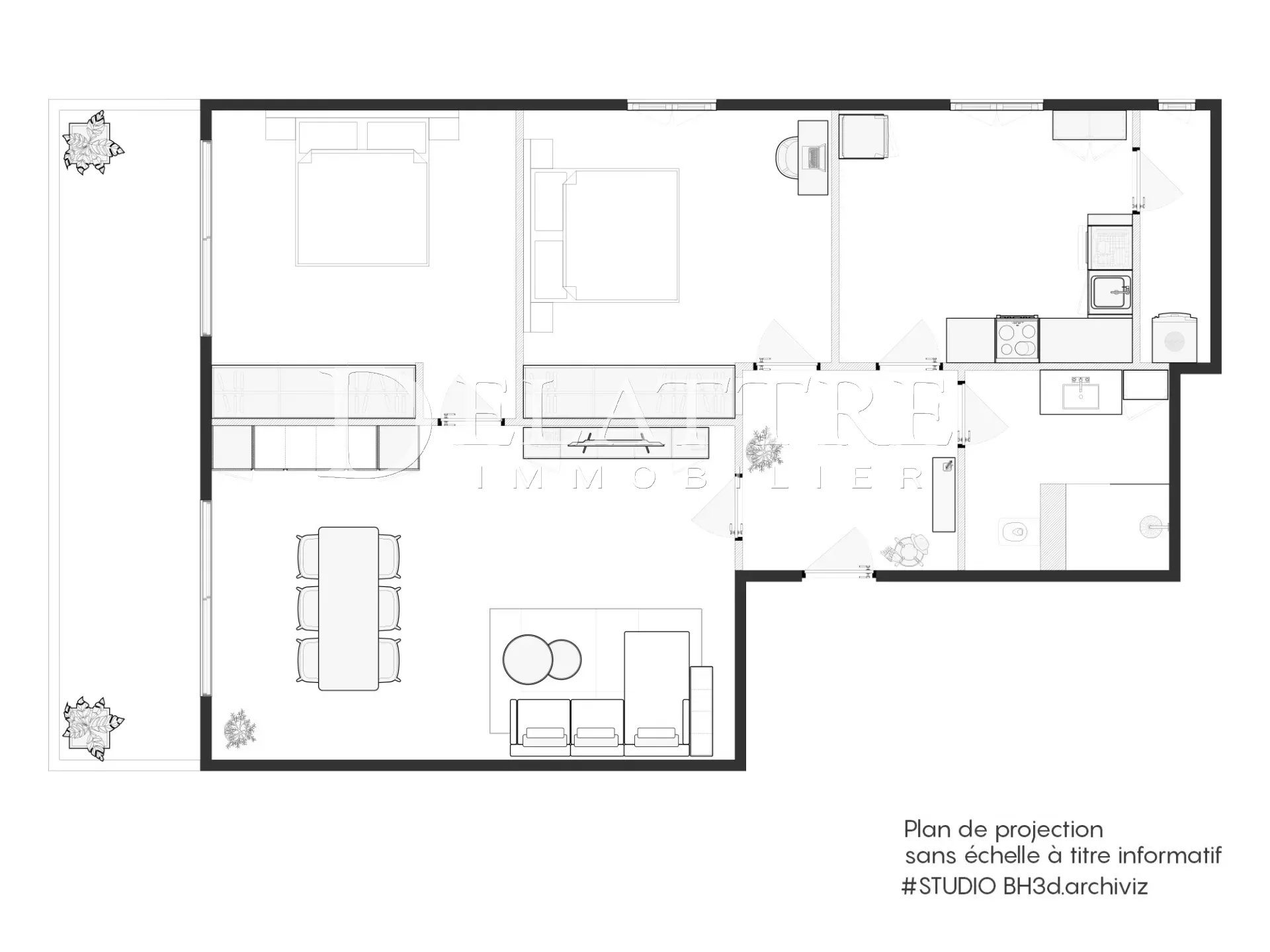 Appartement à vendre, 60m², Antibes