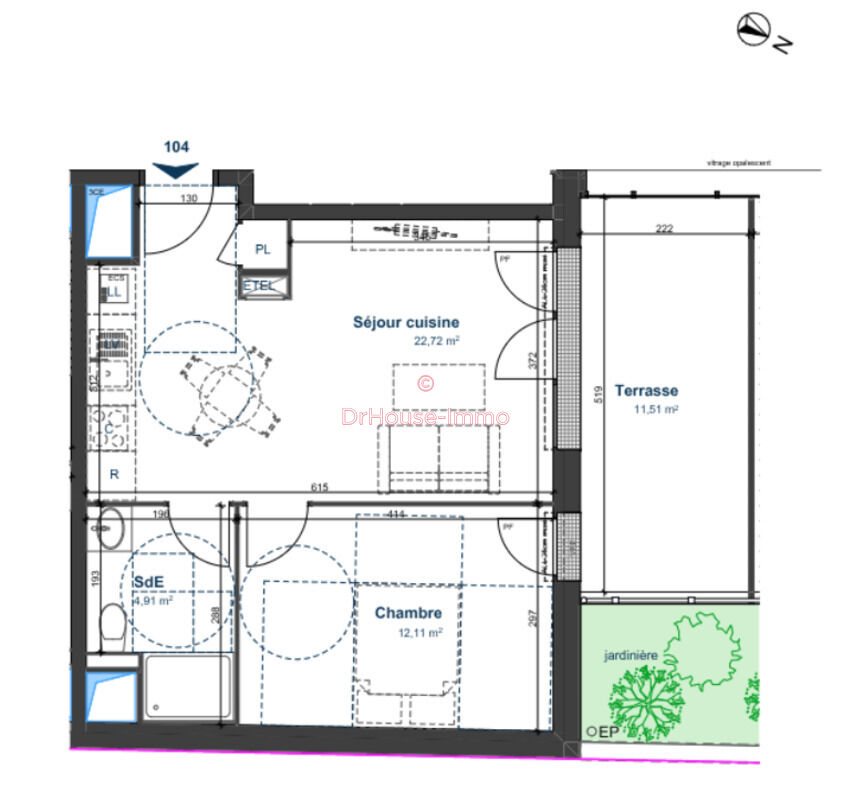 Appartement à vendre, 44m², Ouistreham