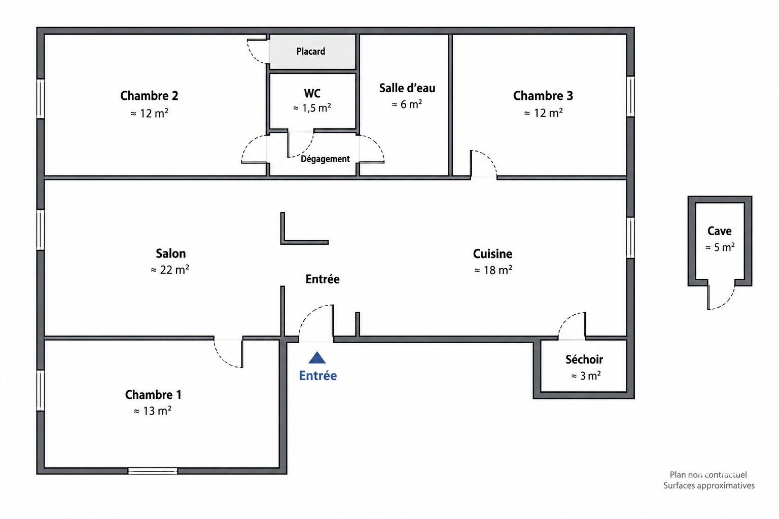 Appartement à vendre, 67m², La Chapelle-Saint-Mesmin