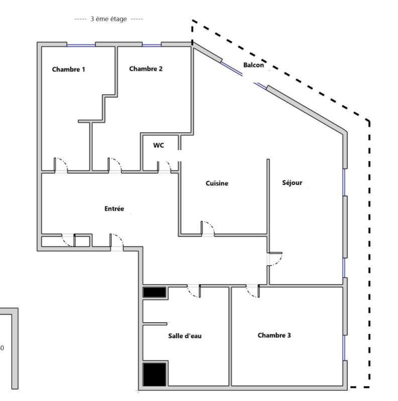 Appartement à vendre, 81m², Nanterre