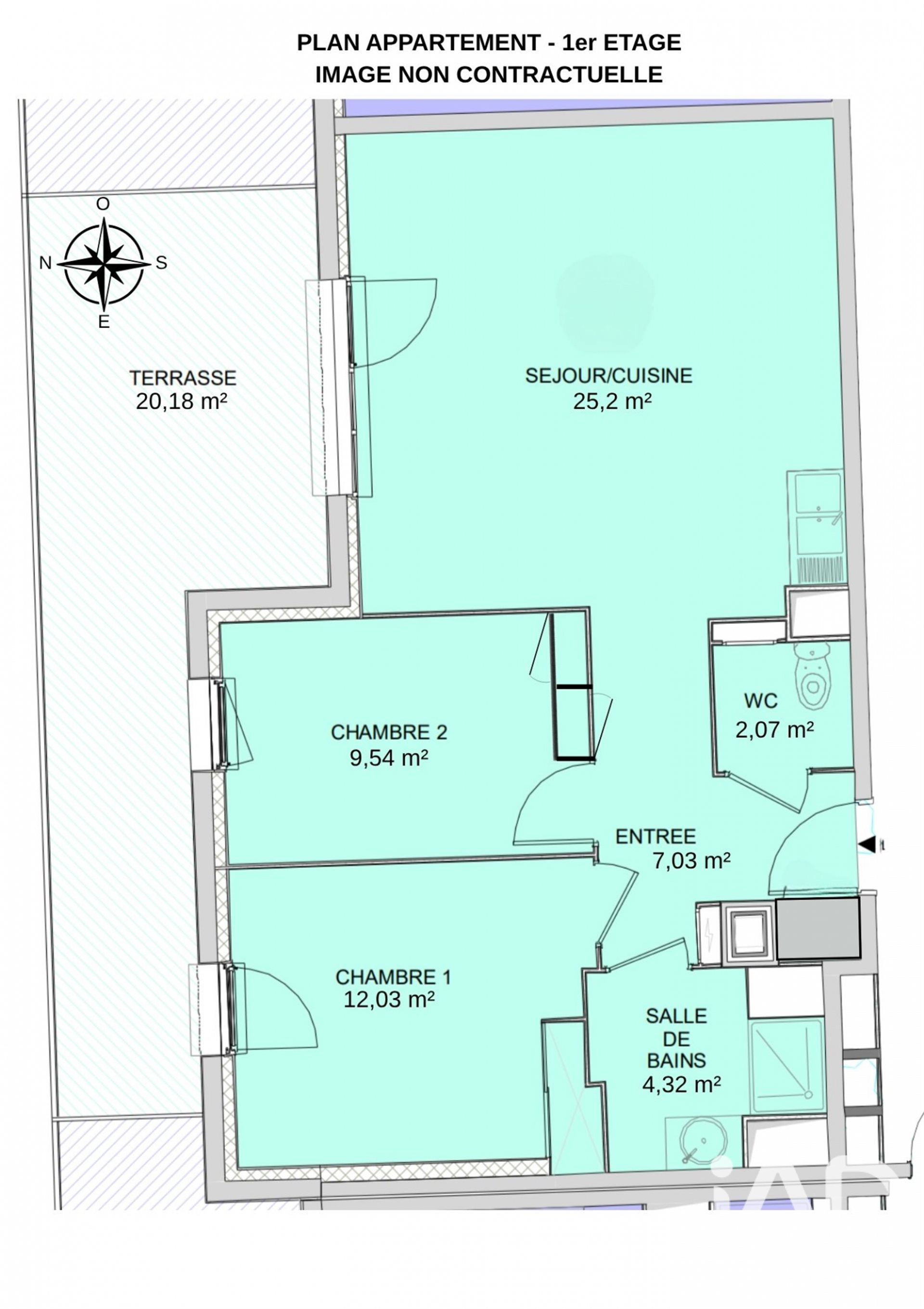 Appartement à vendre, 60m², Déville-lès-Rouen