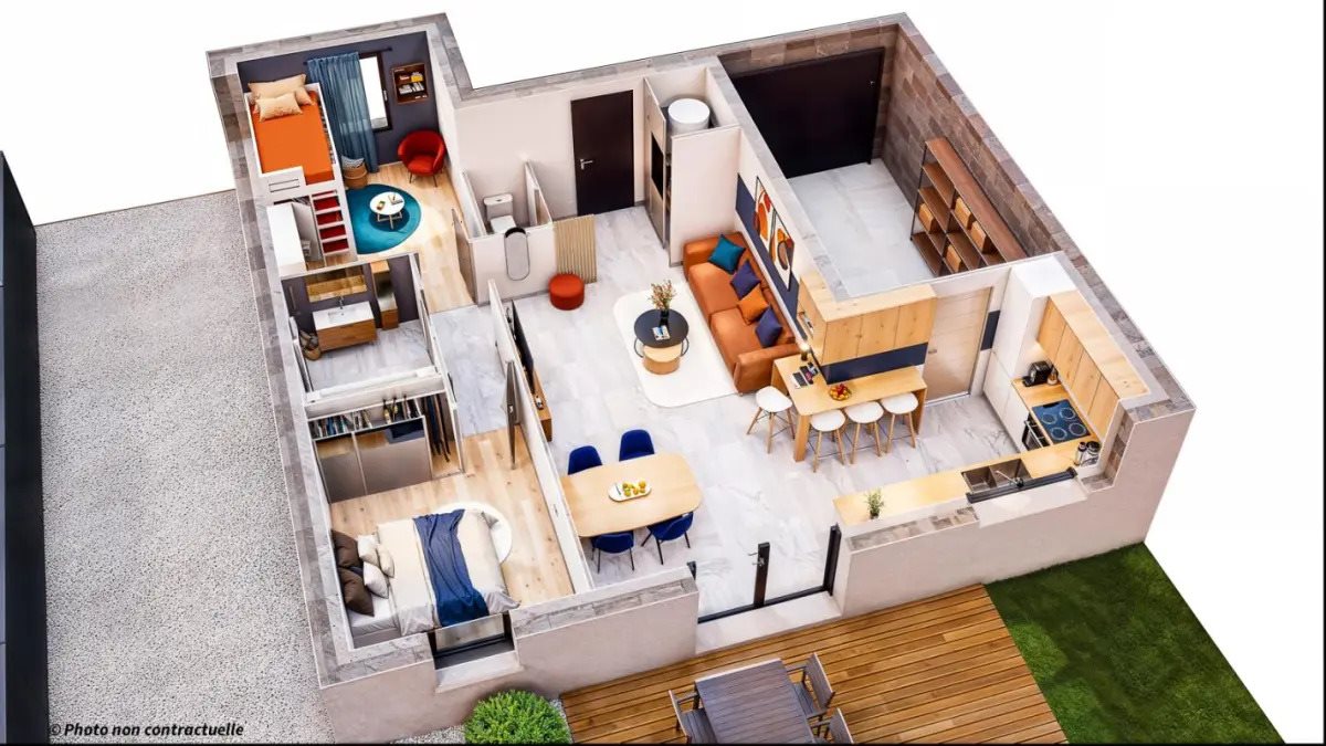 Maison à vendre, 57m², Fontaine-Etoupefour