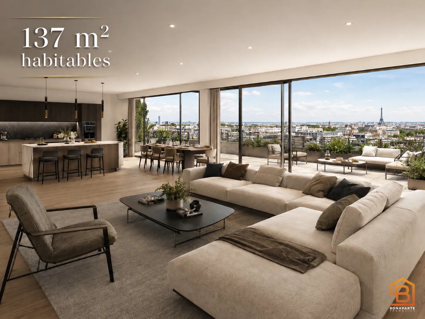 Appartement à vendre, 175m², Boulogne-Billancourt