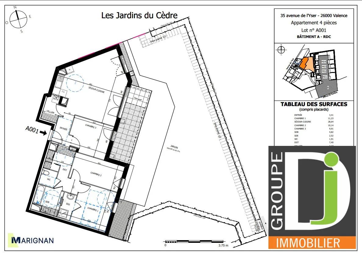 Appartement à vendre, 83m², Valence