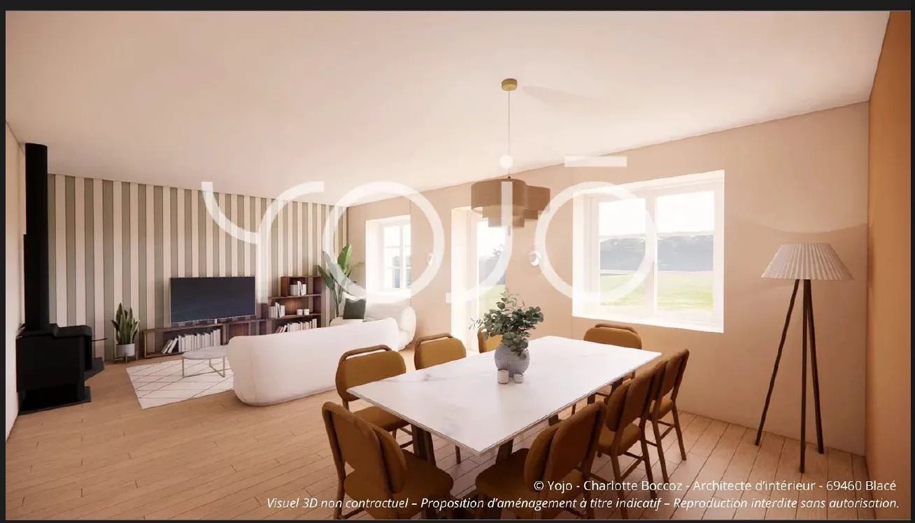 Maison à vendre, 180m², Vaux-en-Beaujolais
