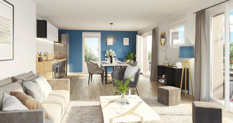 Appartement à vendre, 61m², Villiers-le-Bel