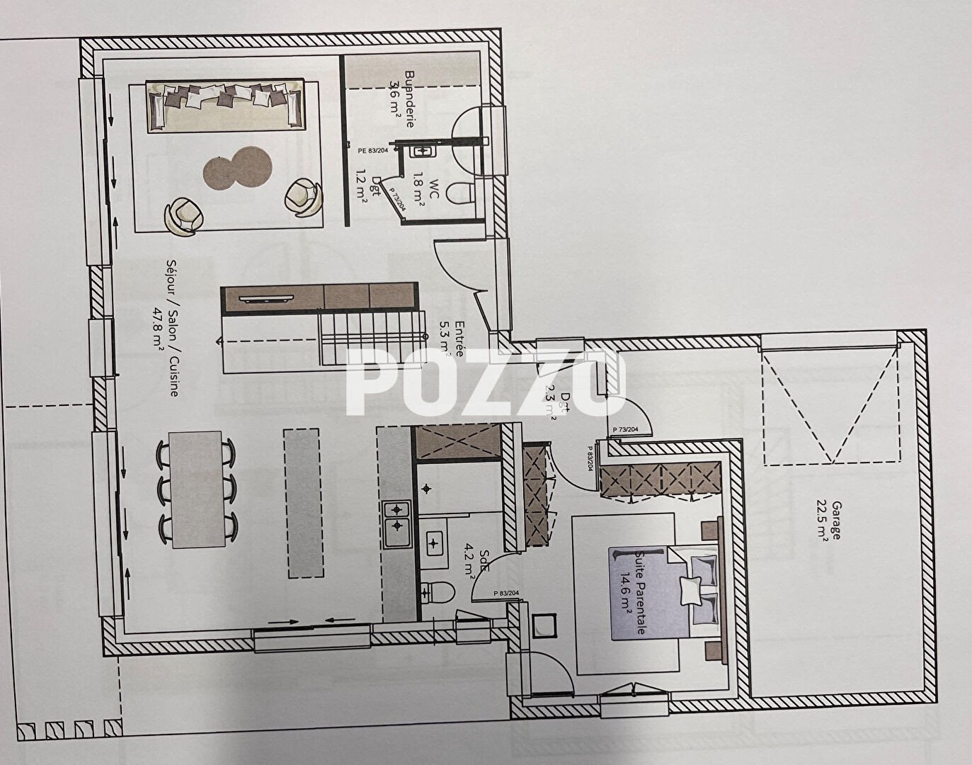 Maison à vendre, 110m², Saint-Planchers