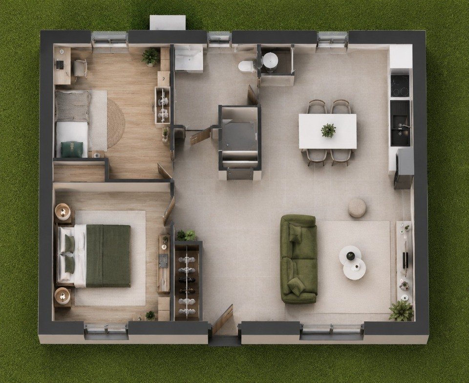 Maison à vendre, 60m², Montagnac