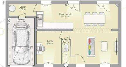 Maison à vendre, 90m², Villers-sur-Bonnières