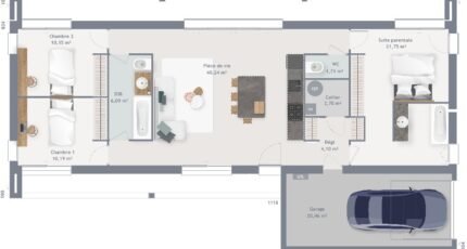 Maison à vendre, 95m², Nanteau-sur-Lunain