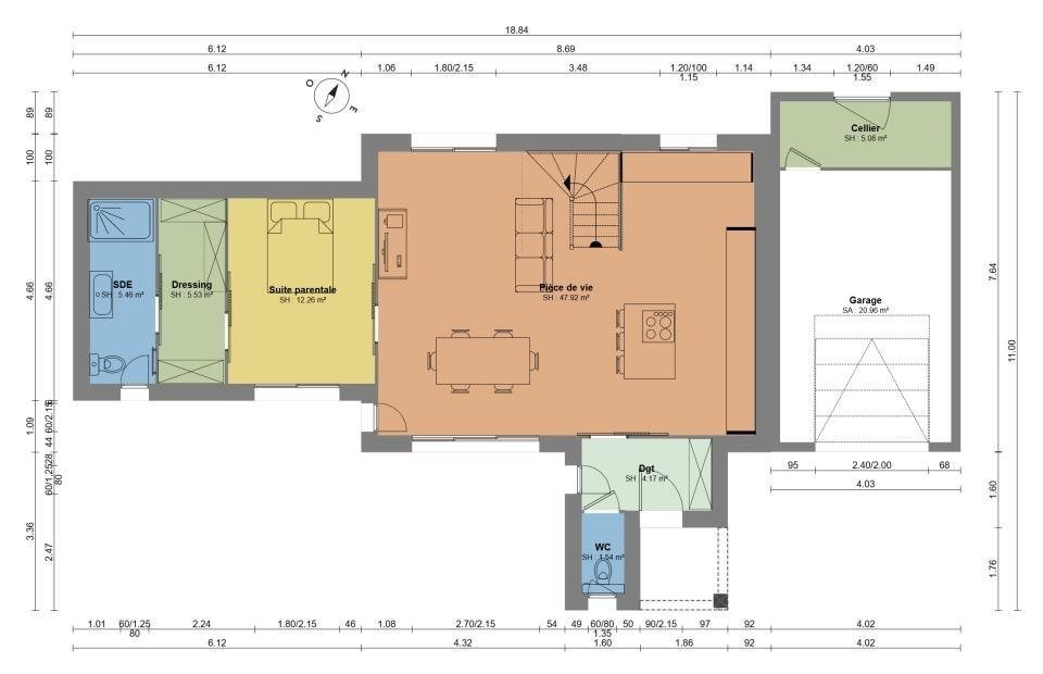 Maison à vendre, 127m², Bourg-Saint-Andéol