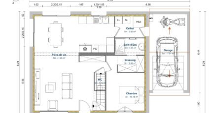 Maison à vendre, 85m², Croisy-sur-Eure
