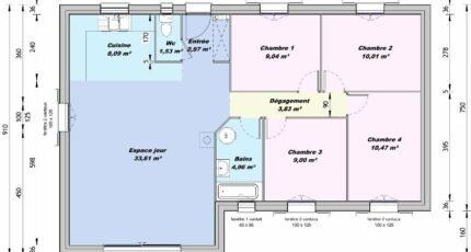 Maison à vendre, 93m², Saint-Romain-en-Viennois