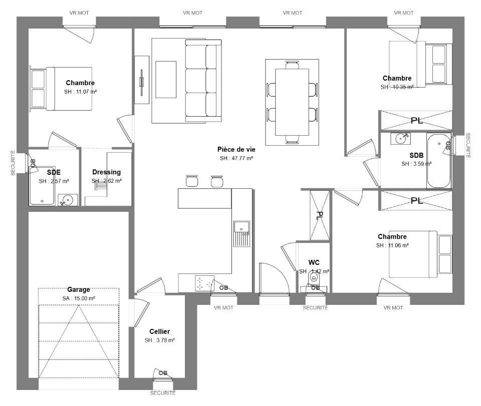 Maison à vendre, 94m², Amboise