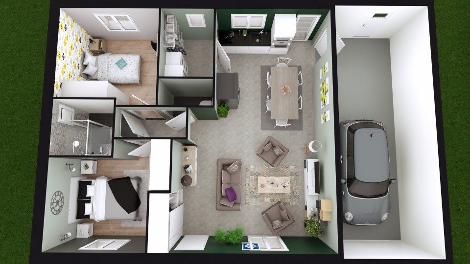 Maison à vendre, 65m², Avord