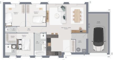 Maison à vendre, 90m², Epoye